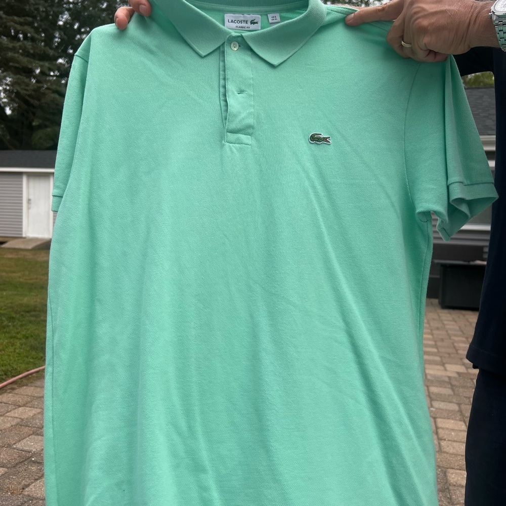 Lacoste Men's Mint Polo Shirt